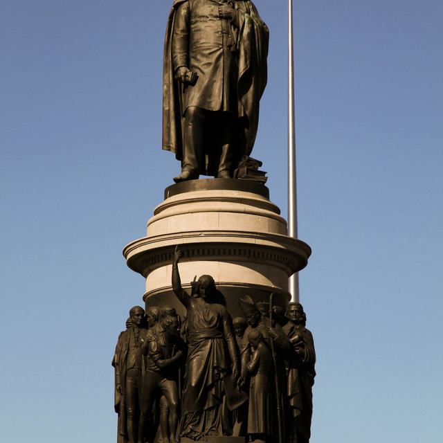 Daniel O'Connell monument on O'Connell Street.