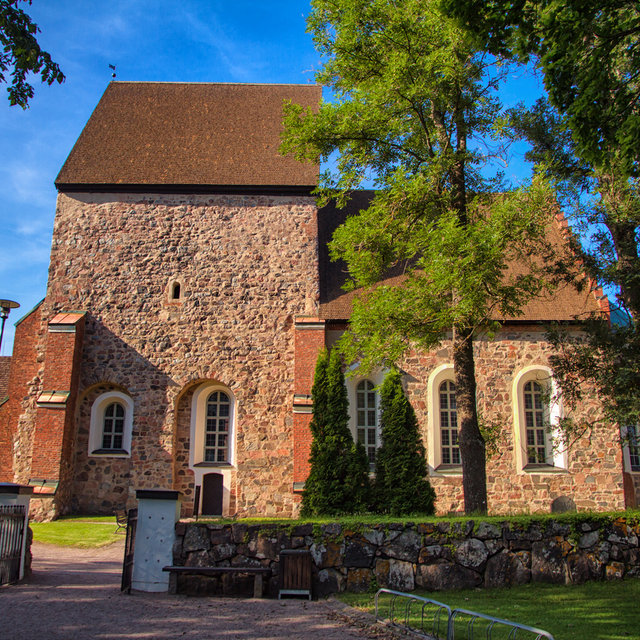 A church in Gamla Uppsala.