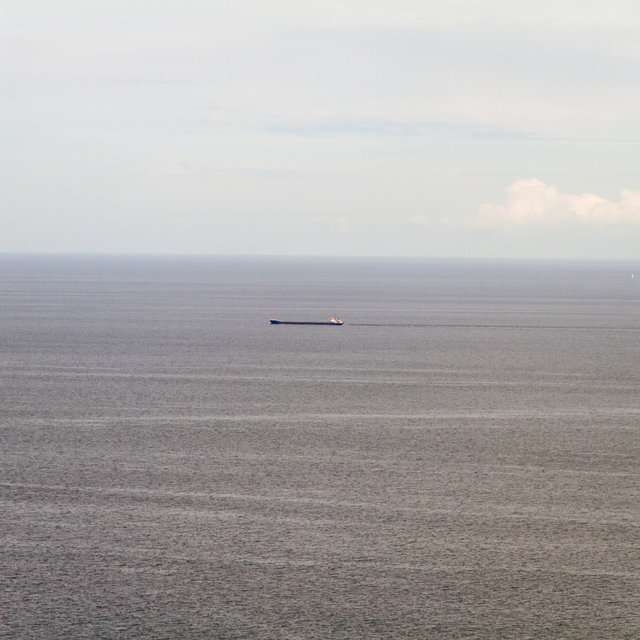 A ship on the Baltic Sea.