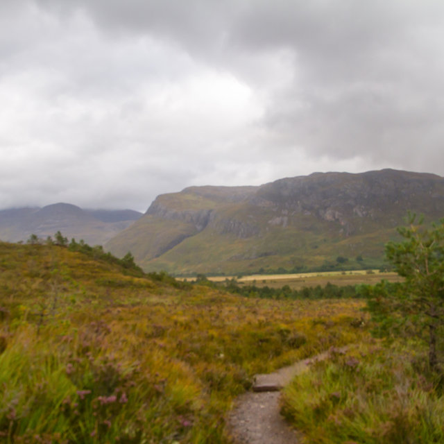 View over the Highlands near Kinlochewe.