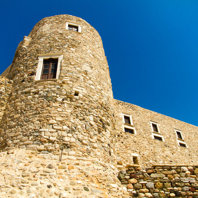 Old city walls of Naxos.