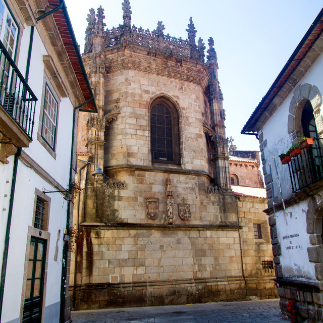 Back view of the Cathedral of Braga.
